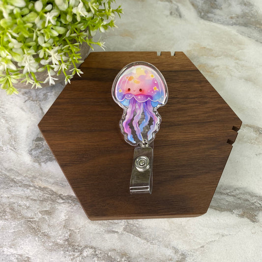 Badge Holder - Jellyfish