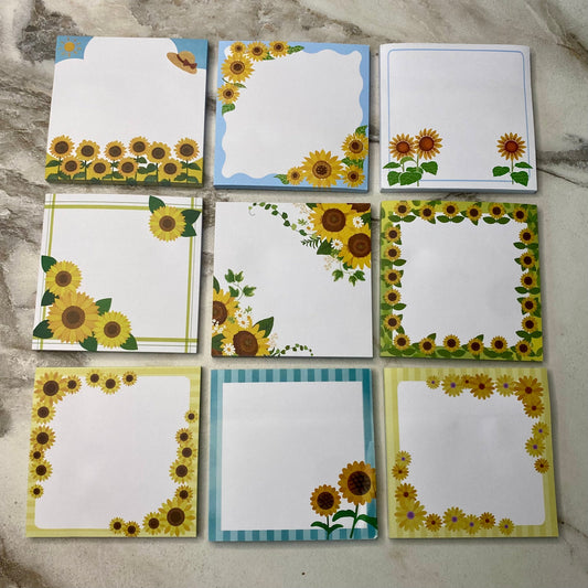 Note Pad - Sunflower