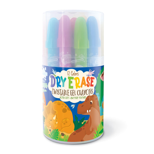 Dry Erase Twistable Gel Crayon-Dinosaur World