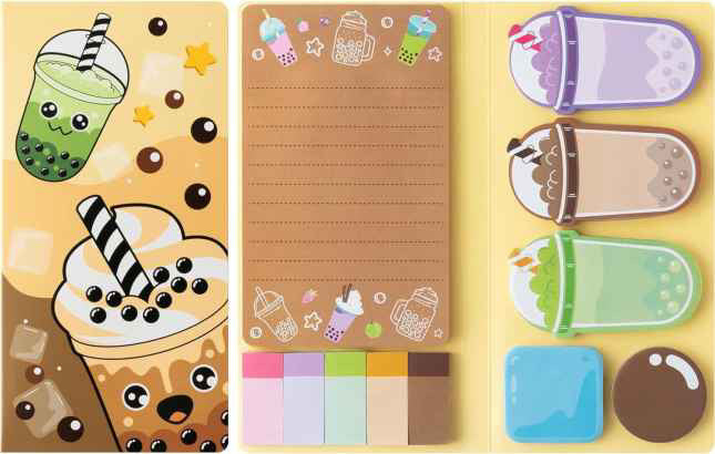 Sticky Note Booklet Set - Boba (#2) - PREORDER