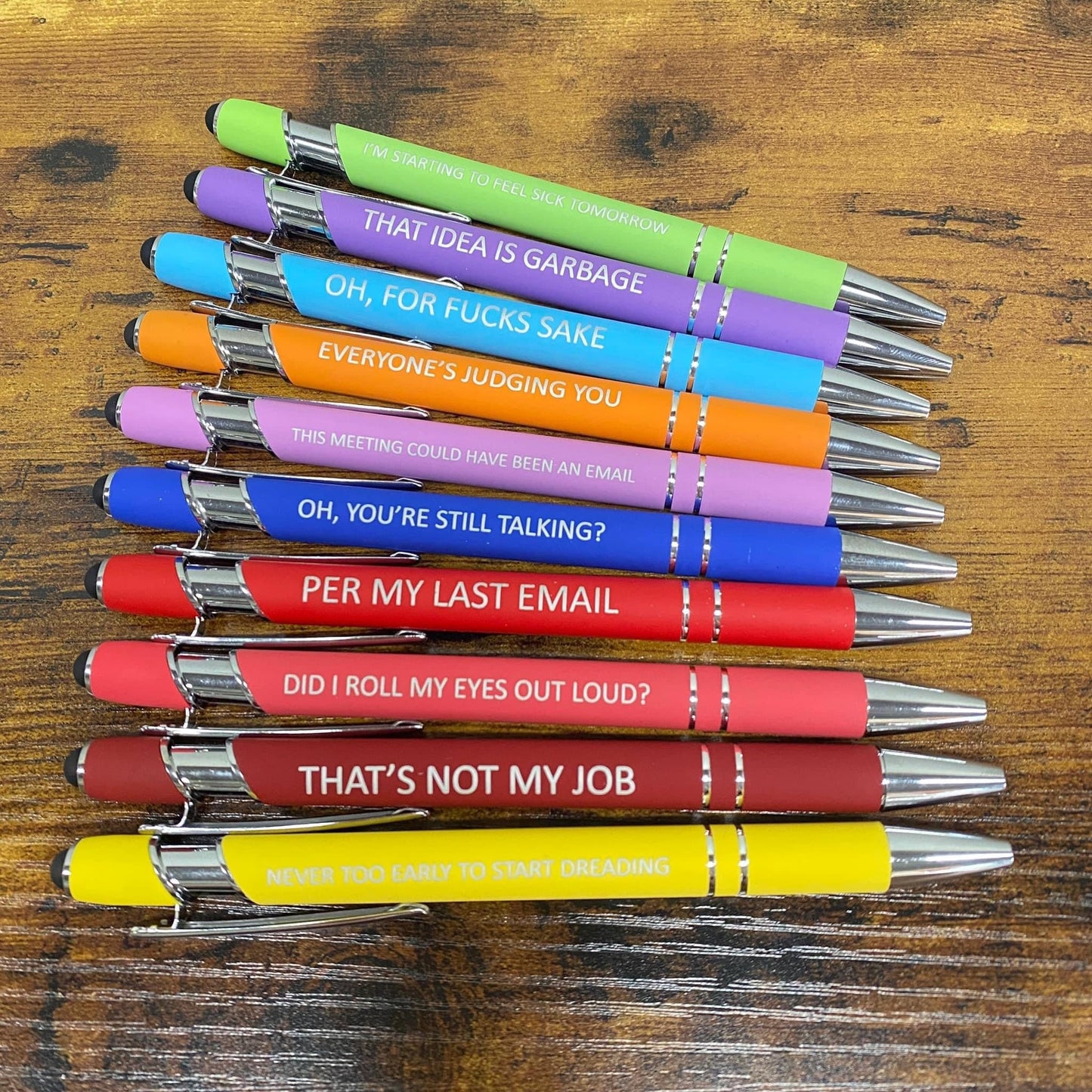 Pen Set - Rude, Snarky Work/Office - PREORDER