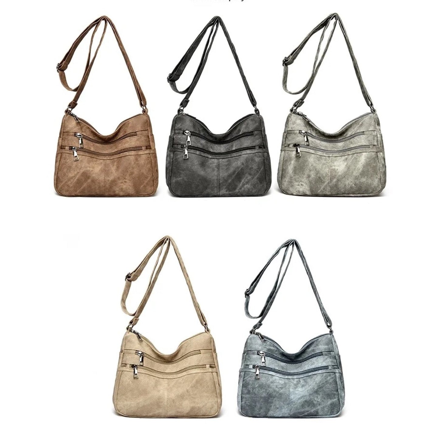 Laura Purse - Denim Suede - PREORDER 6/29-7/2