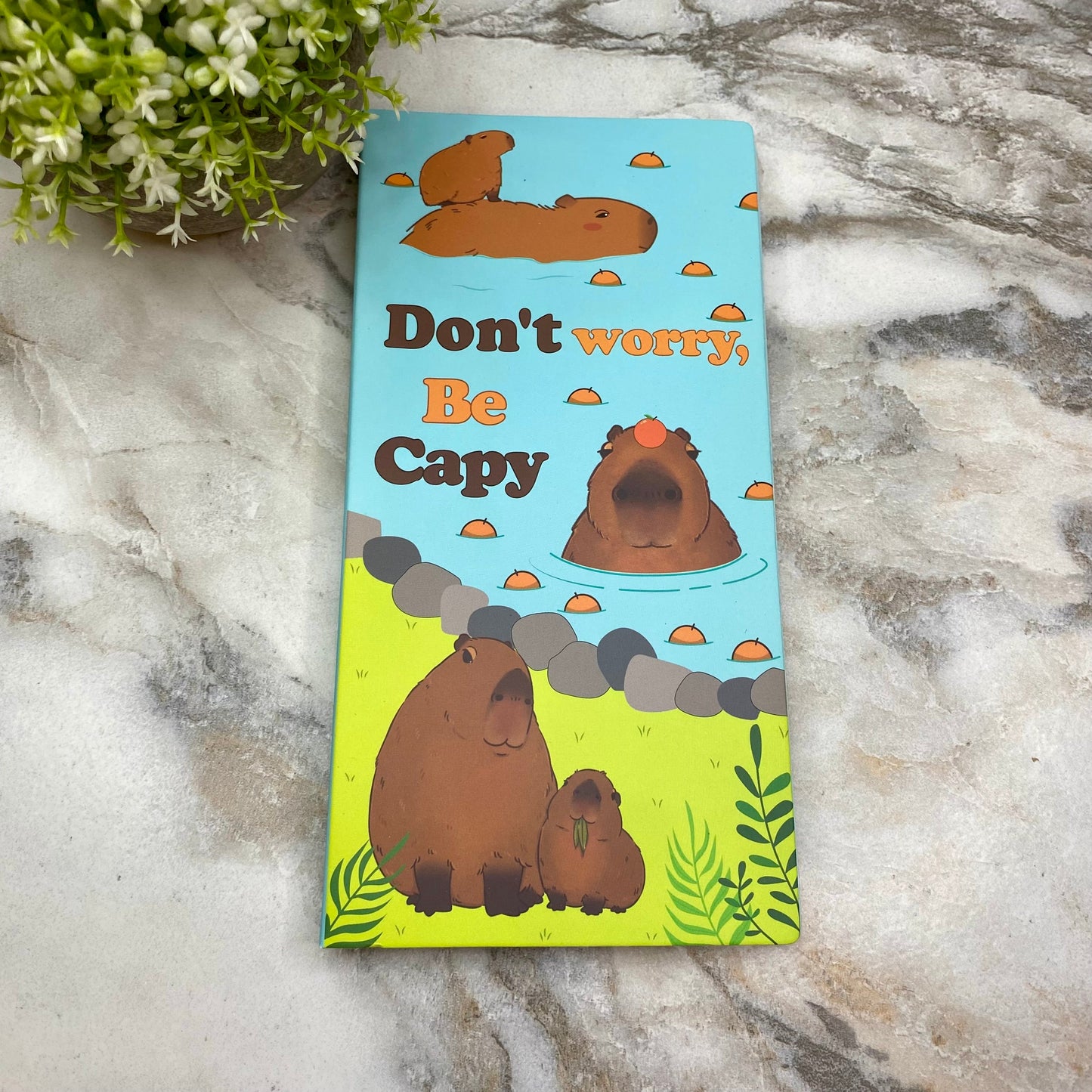 Sticky Note Booklet Set - Don't Worry Be Capy (#1)