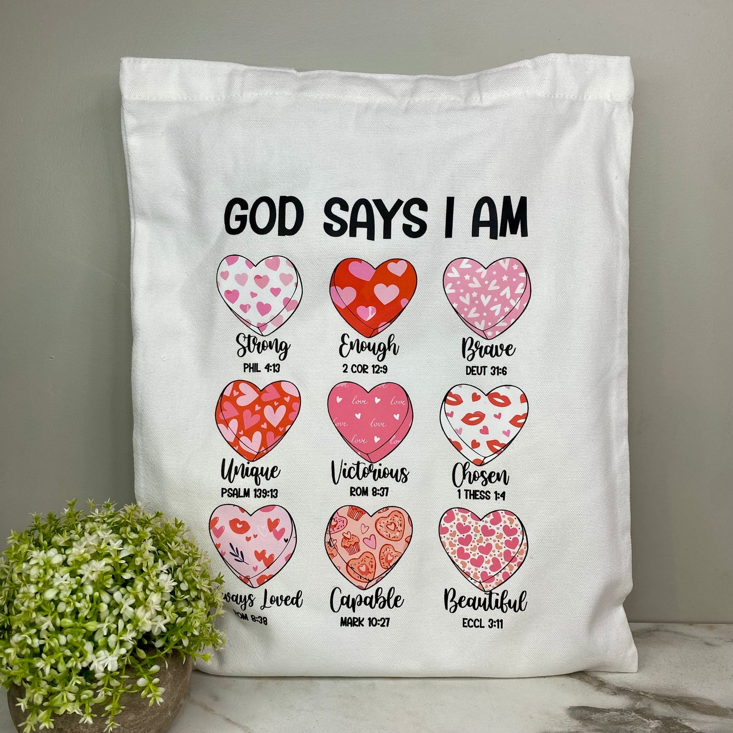 Tote Bag - Valentine’s Day - Religious - God Says