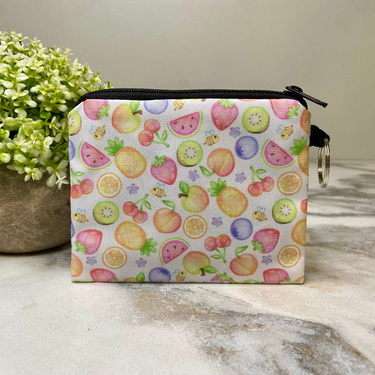 Mini Pouch - Fruit & Bees
