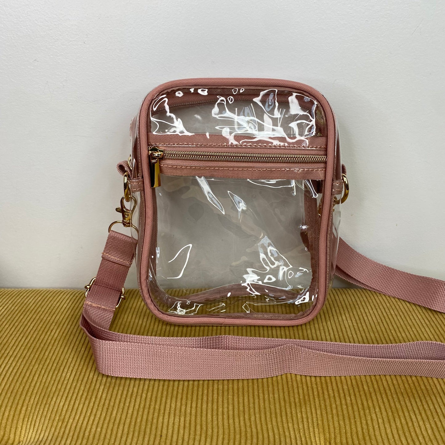 Clear Crossbody - Pink