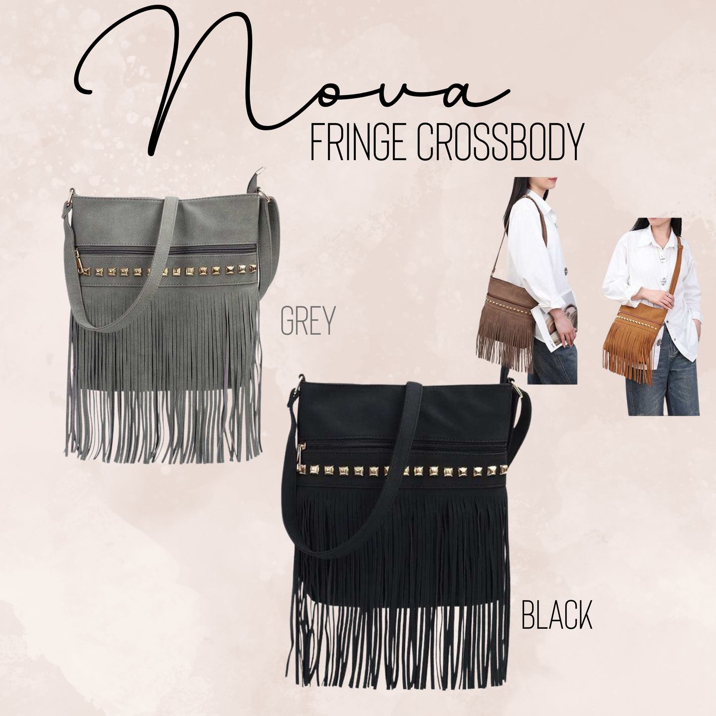 Nova - Fringe Crossbody