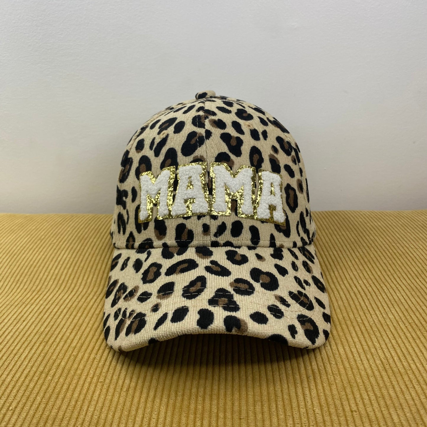 Hat - Mama Designs - Light Tan Leopard