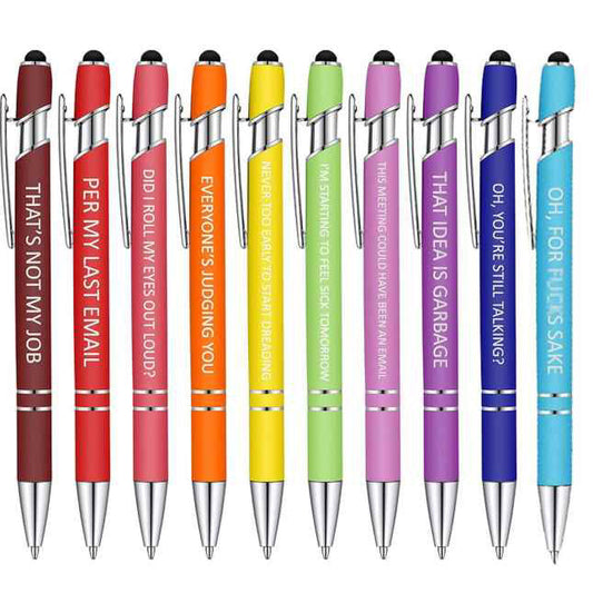 Pen Set - Rude, Snarky Work/Office - PREORDER