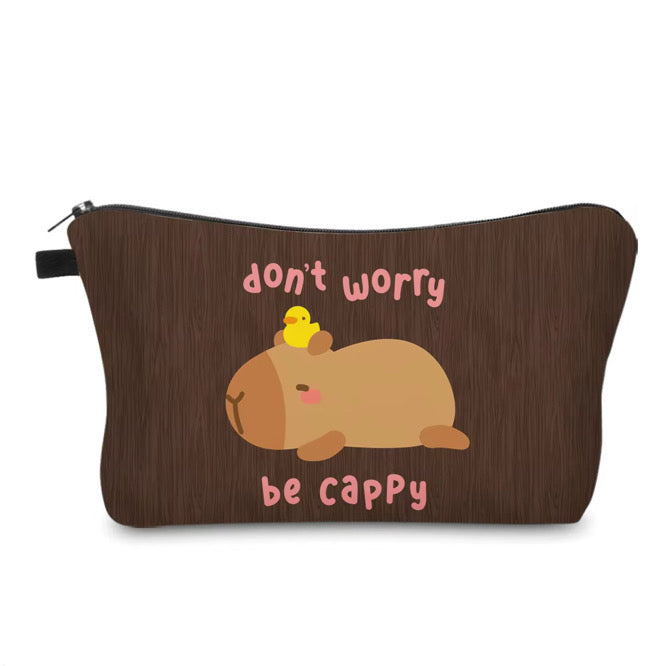 Pouch - Capybara, Don’t Worry Be Cappy