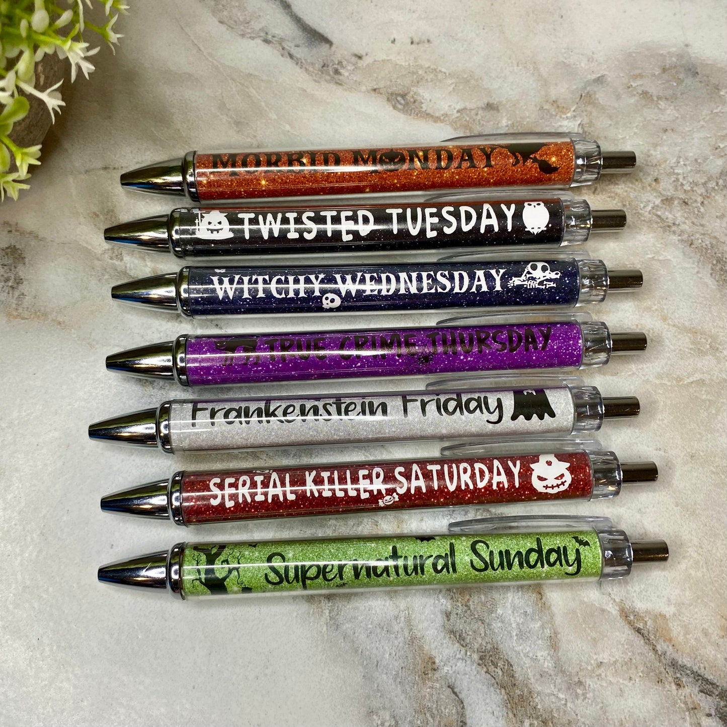 Pen - Halloween - Clear Days Of The Week