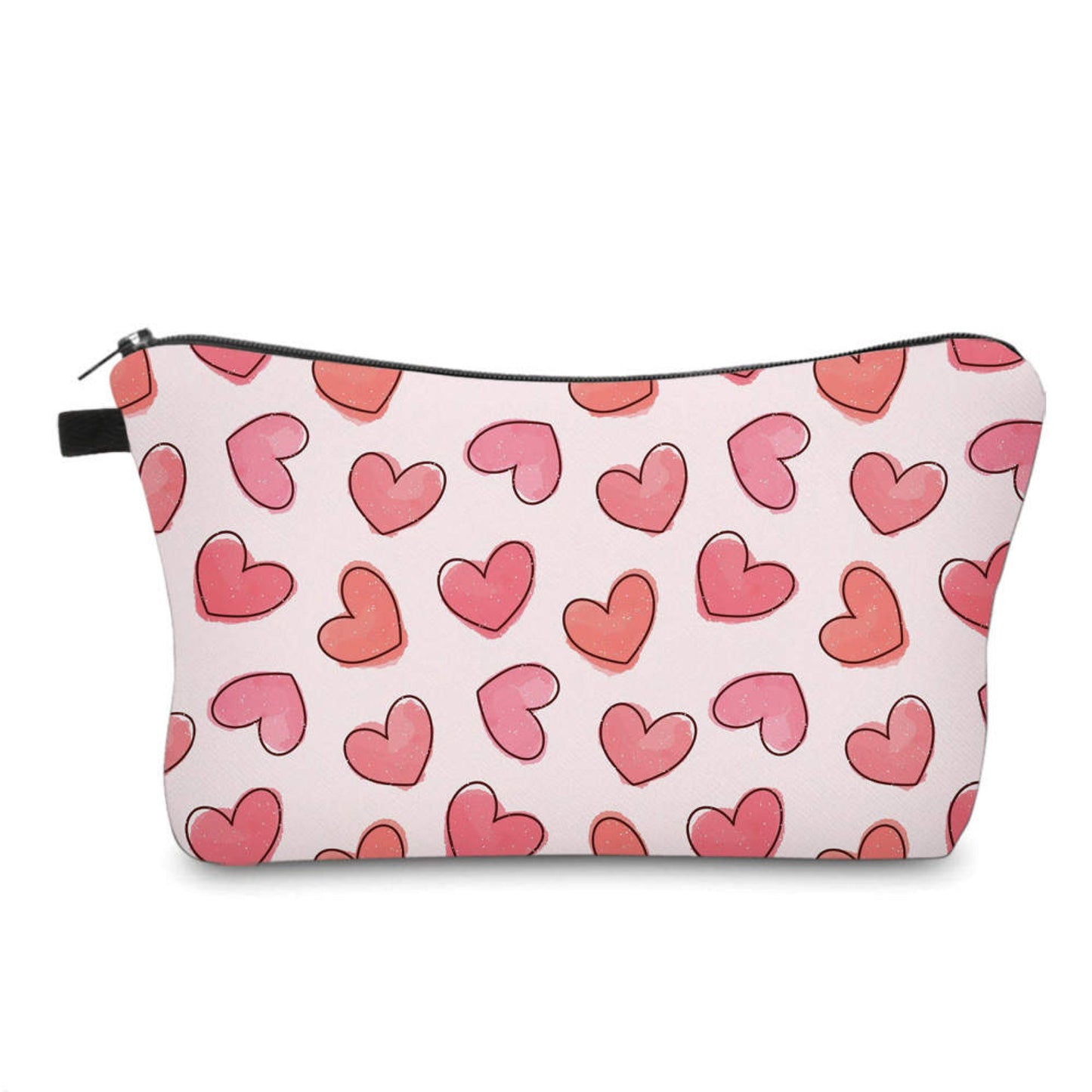 Pouch - Valentine’s Day - Heart Speckle Pink