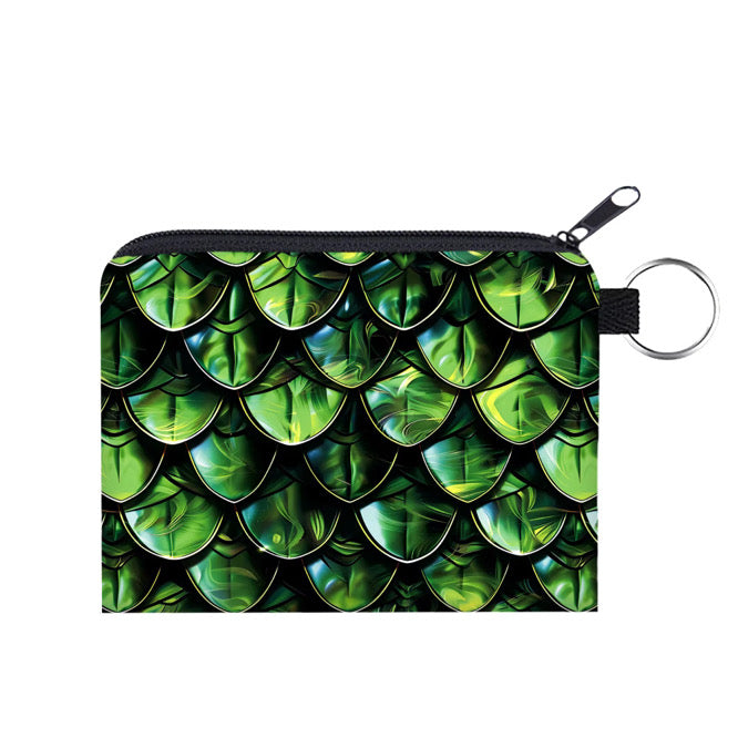 Mini Pouch - Green Dragon Scales