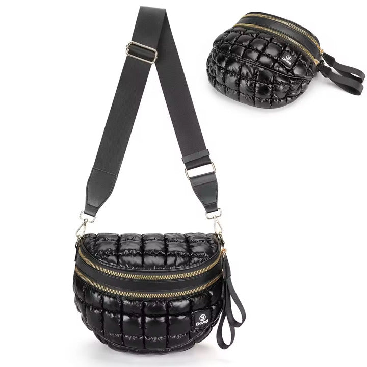 The Roni Nylon Crossbody - Puffer