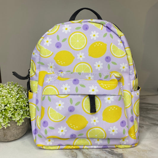 Mini Backpack - Blueberry Lemon