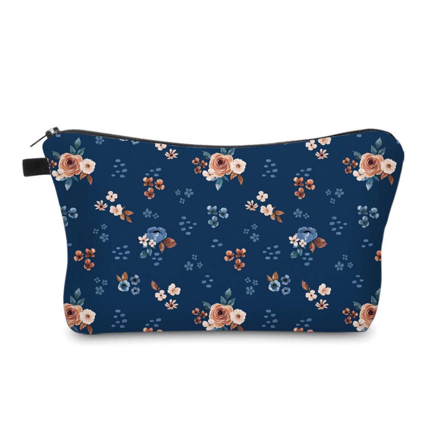 Pouch - Floral Bronze & Navy