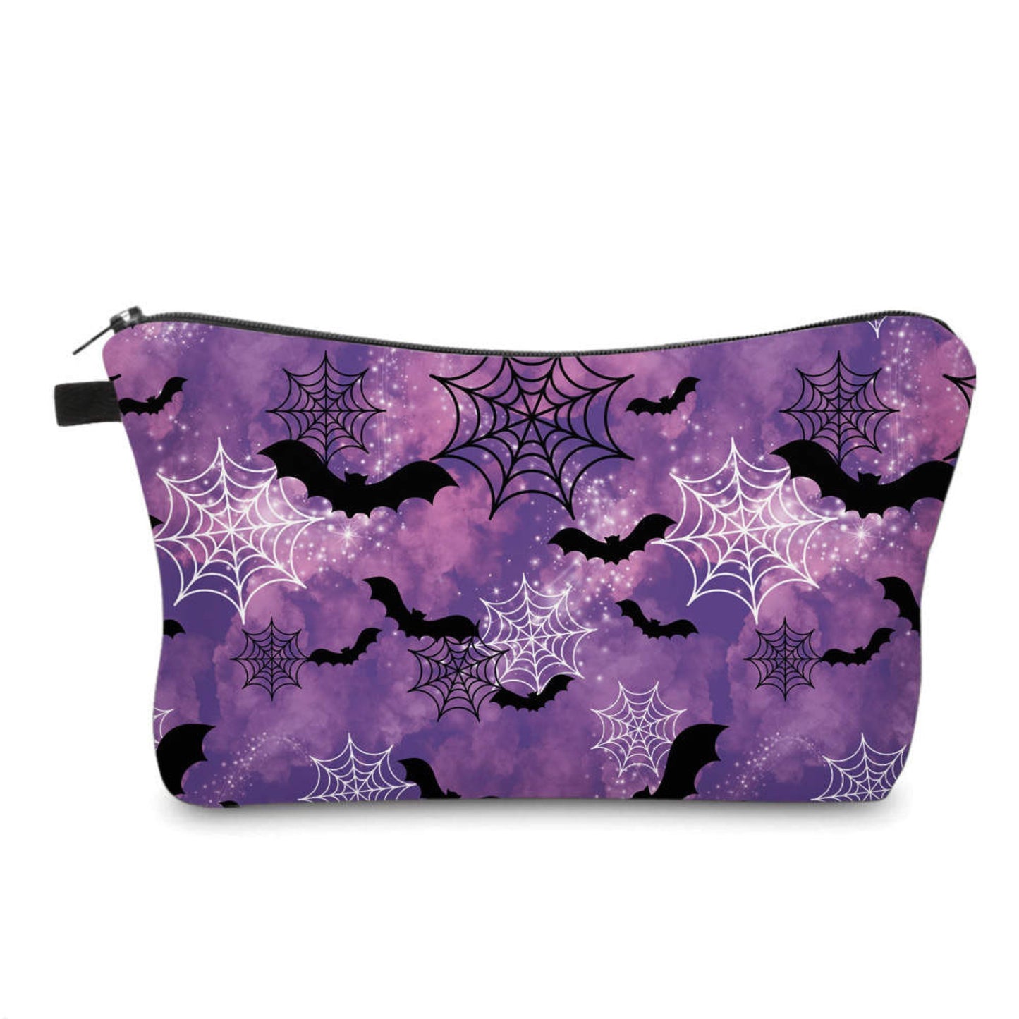 Pouch - Halloween - Purple Bat Webs