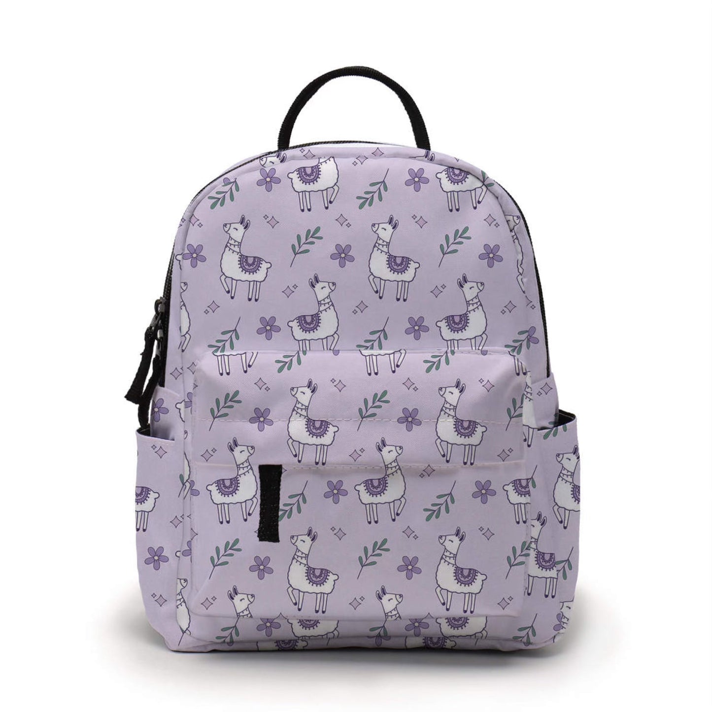 Mini Backpack - Purple Llamas