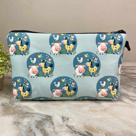 Pouch - Farm Animals Circle