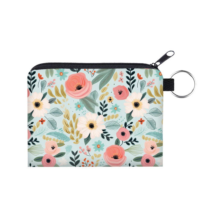 Mini Pouch - The Most Amazing Mint Floral