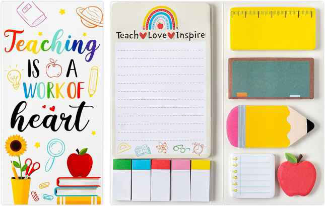 Sticky Note Booklet Set - Teaching Heart (White Background)