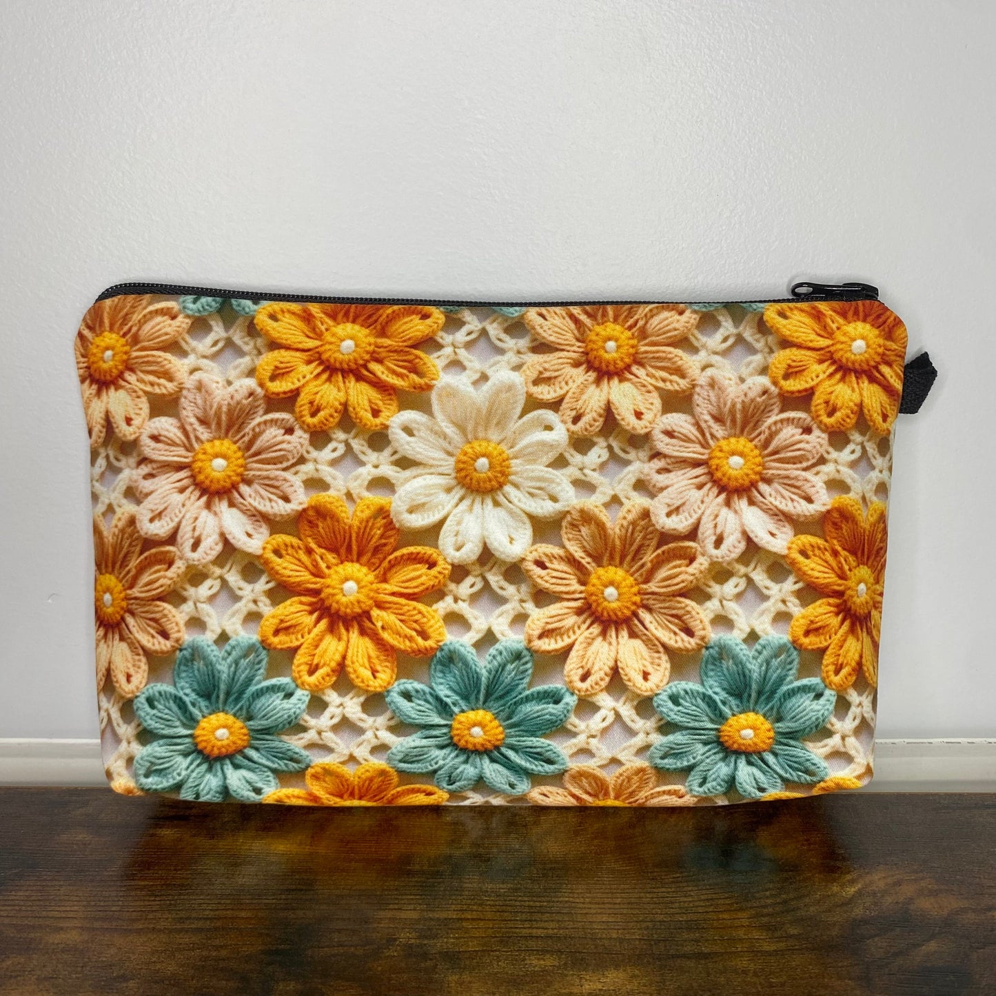 Pouch - Daisy Knit Crochet