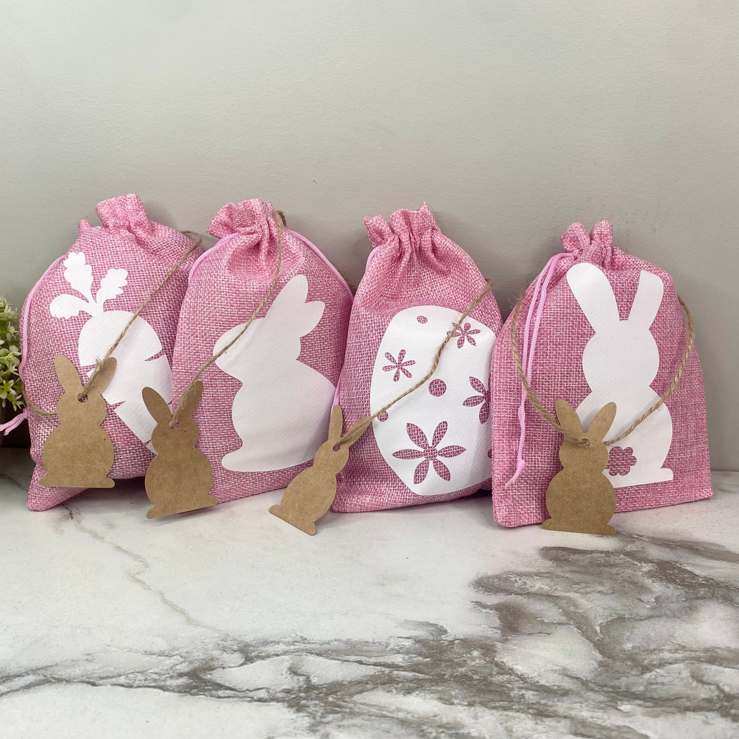 Mini Drawstring - Easter - Pink Mix