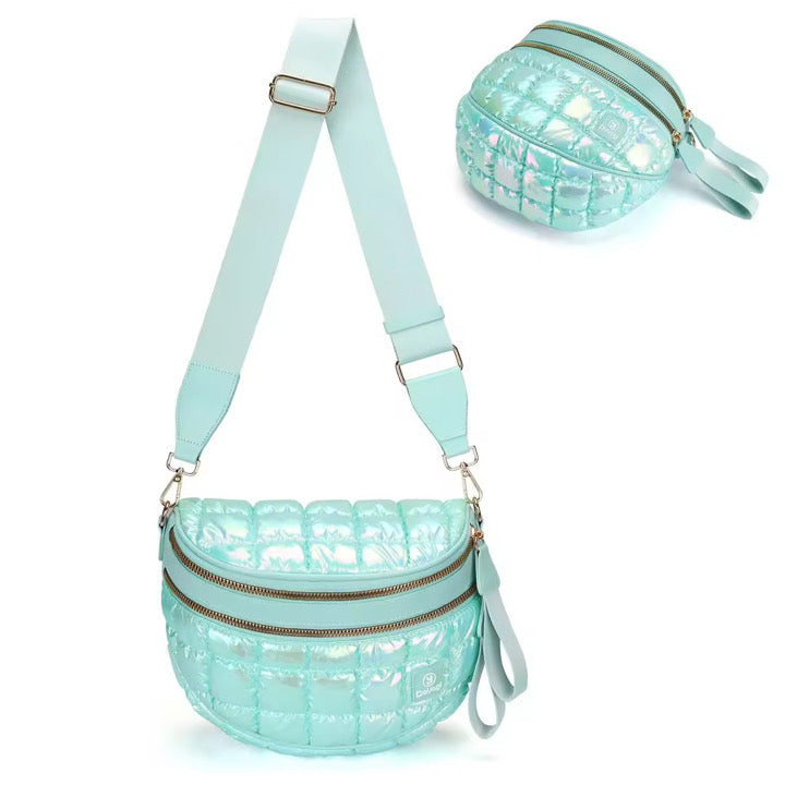 The Roni Nylon Crossbody - Puffer