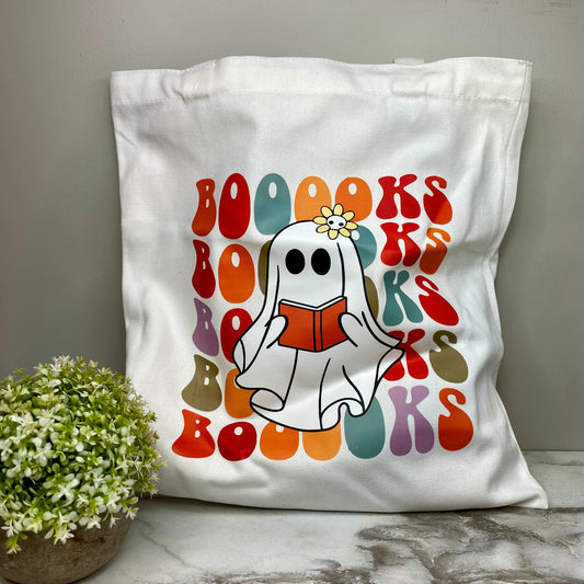 Tote Bag - Ghost Reading Book