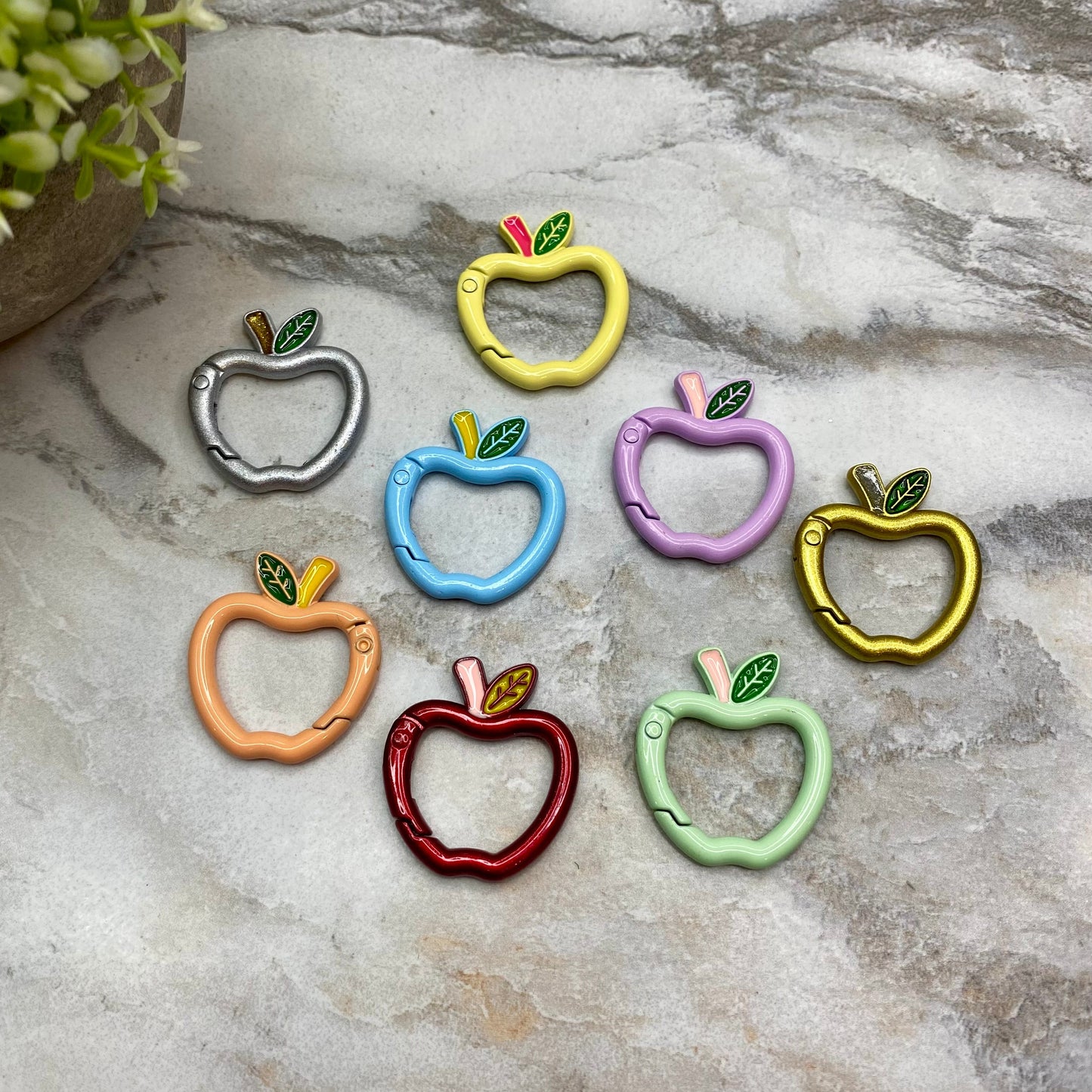 Keychain Ring Clasp - Apple