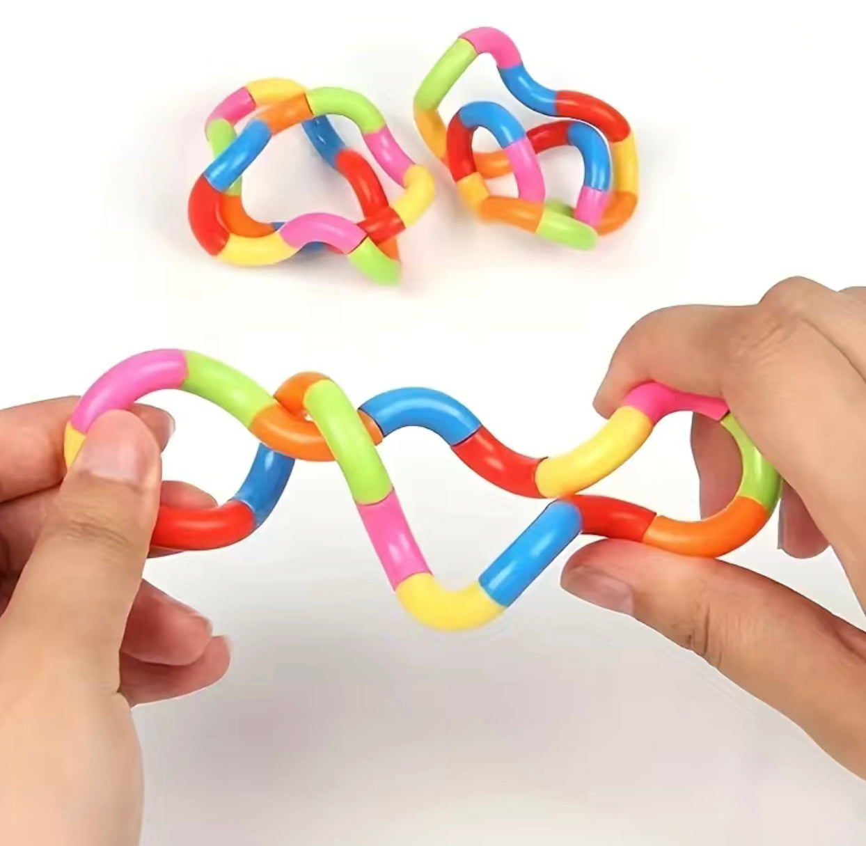 Multicolored Fidget Chain Spinner