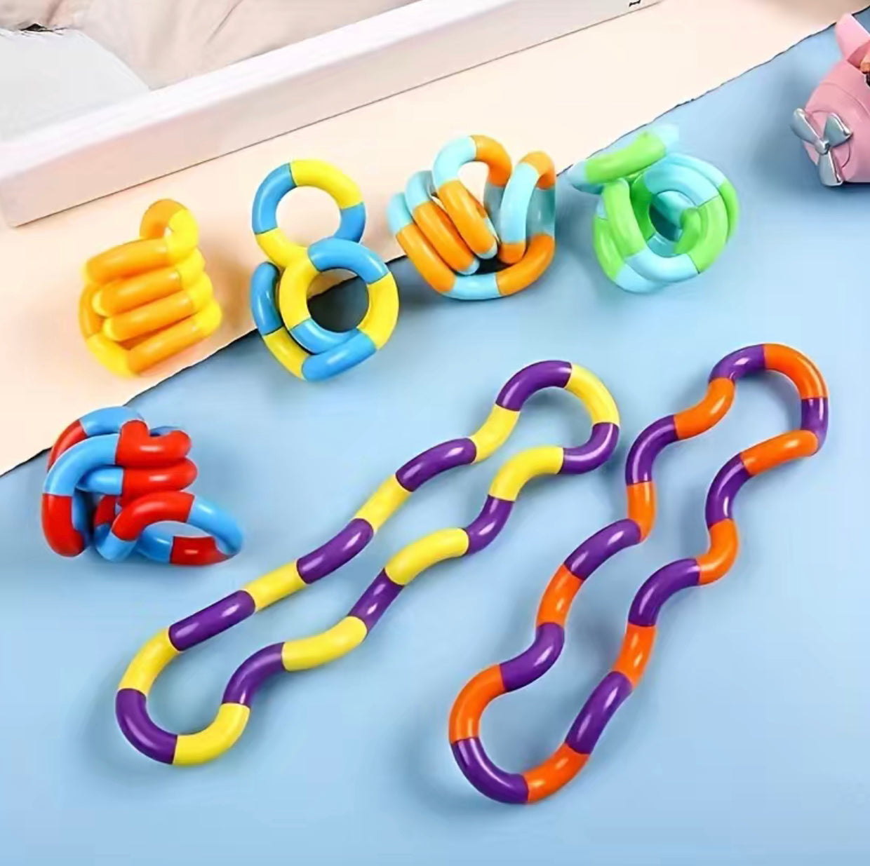 Multicolored Fidget Chain Spinner