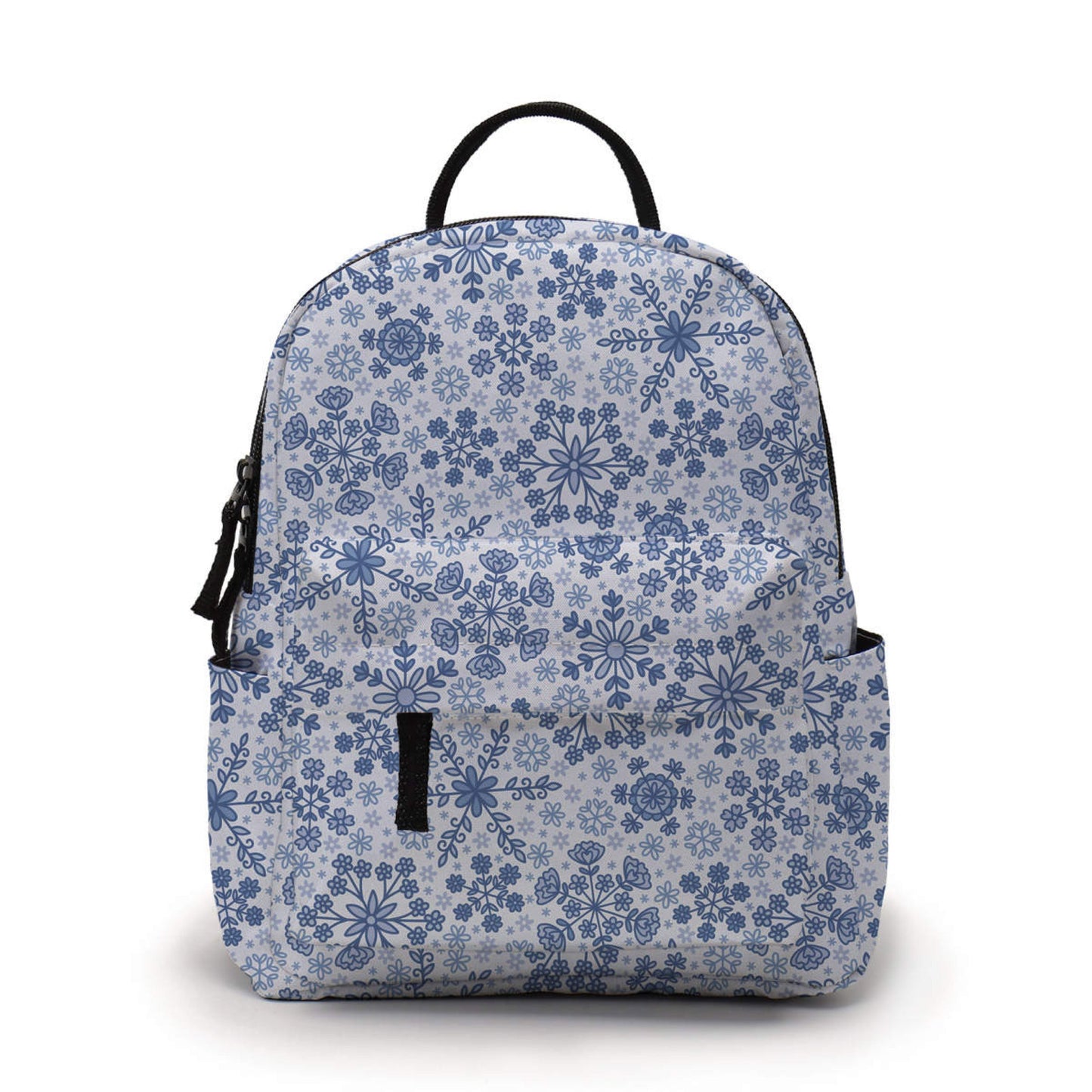 Mini Backpack - Holiday Christmas - Light Blue Snowflake
