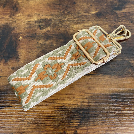 Replacement Strap - Olive & Burnt Orange Woven