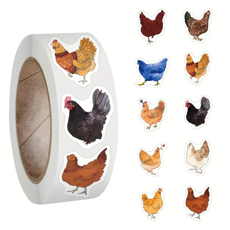 Sticker Roll - Chickens