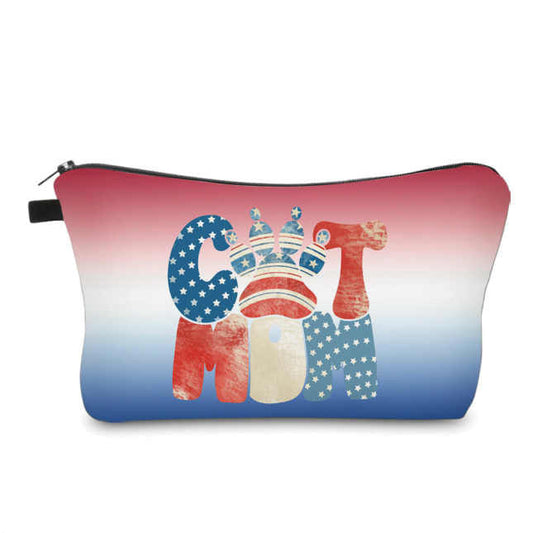 Pouch - Americana - Cat Mom - PREORDER 5/15-5/18