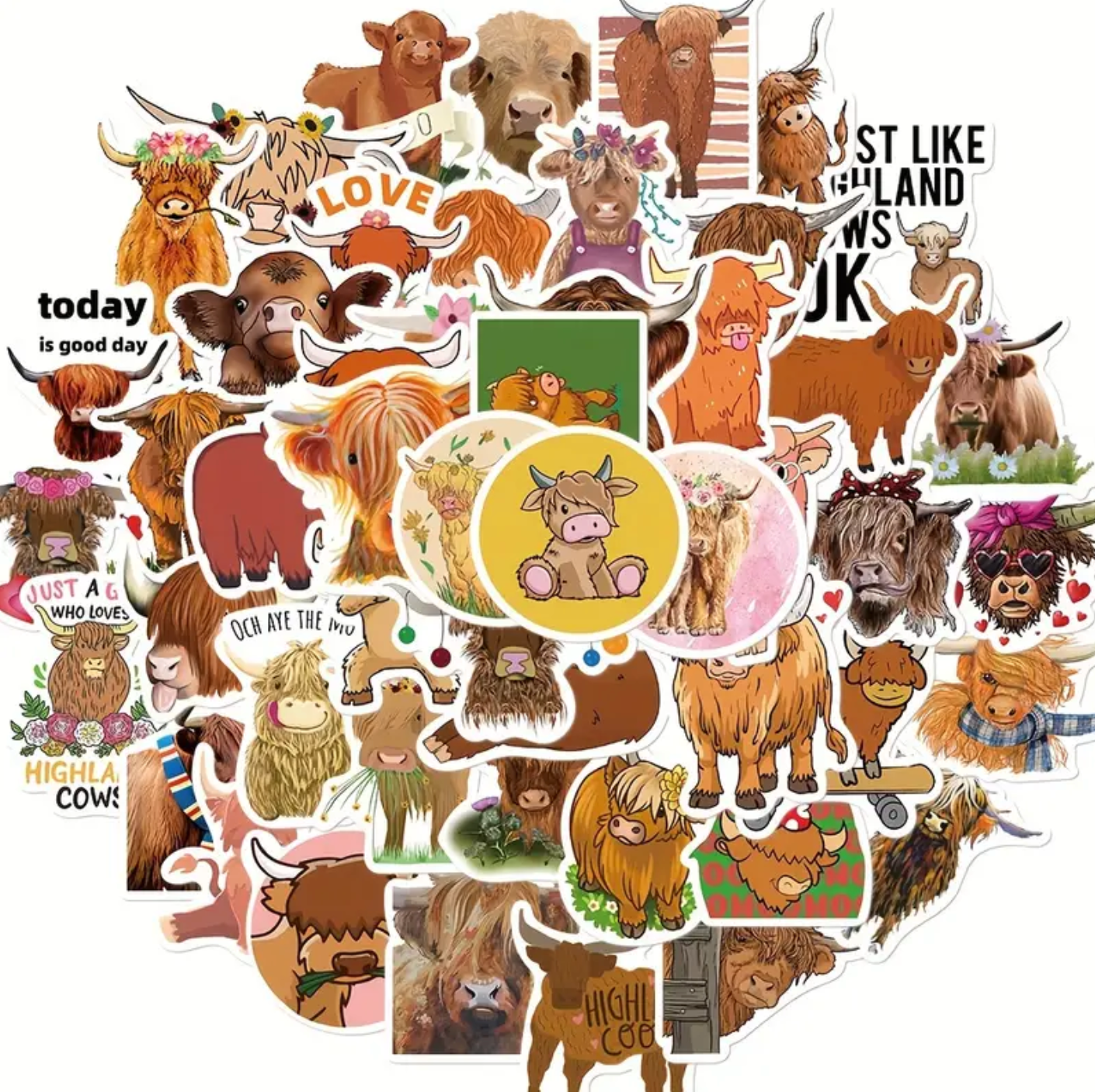 Stickers - Highland Cows