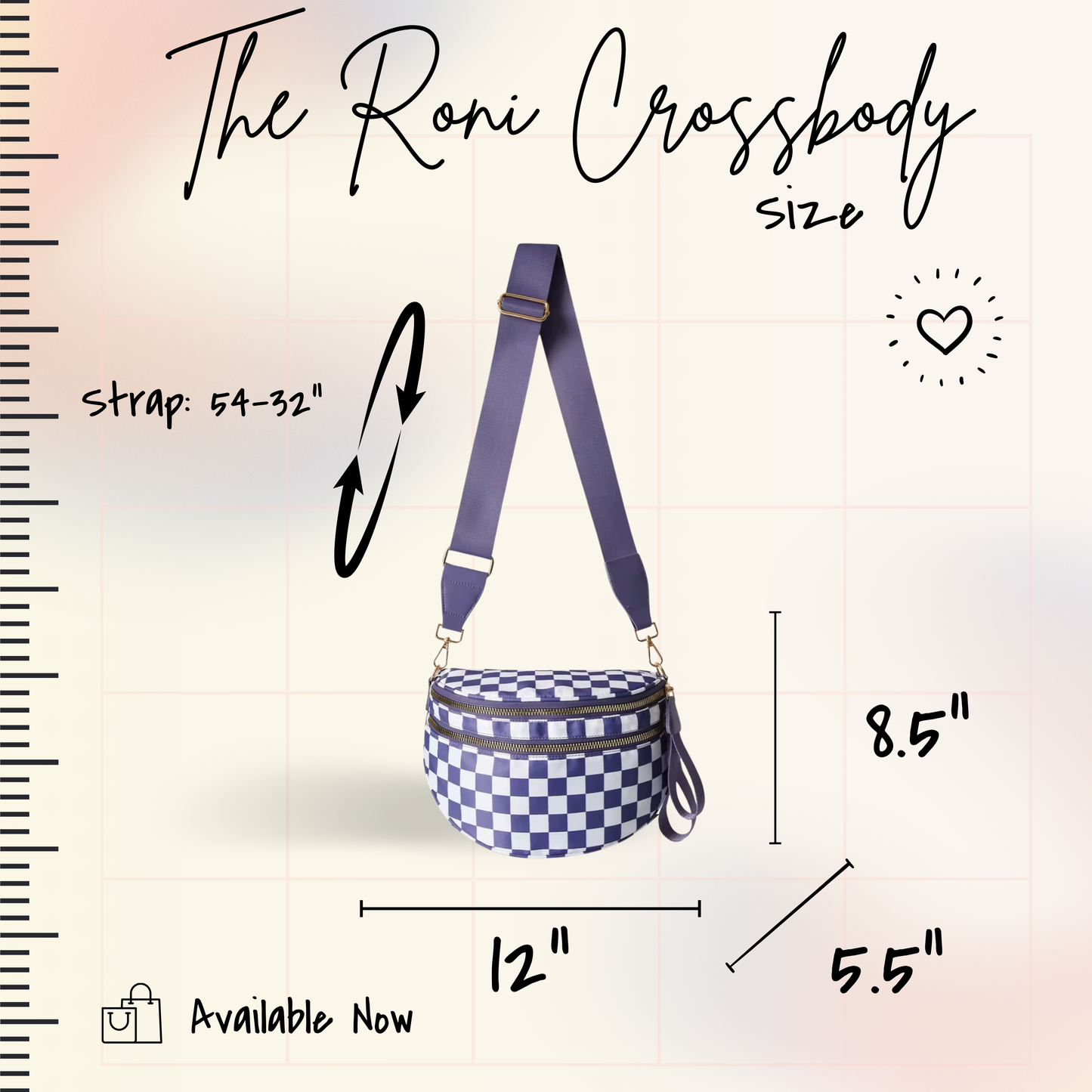 The Roni Nylon Crossbody - Cow