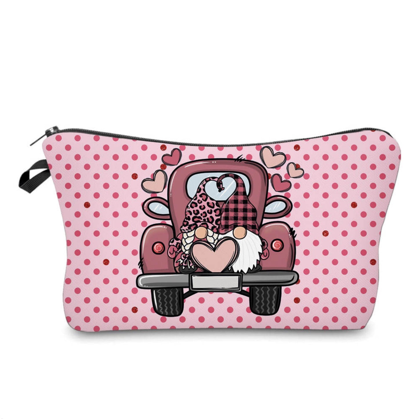 Pouch - Valentine’s Day - Gnome Truck Pink