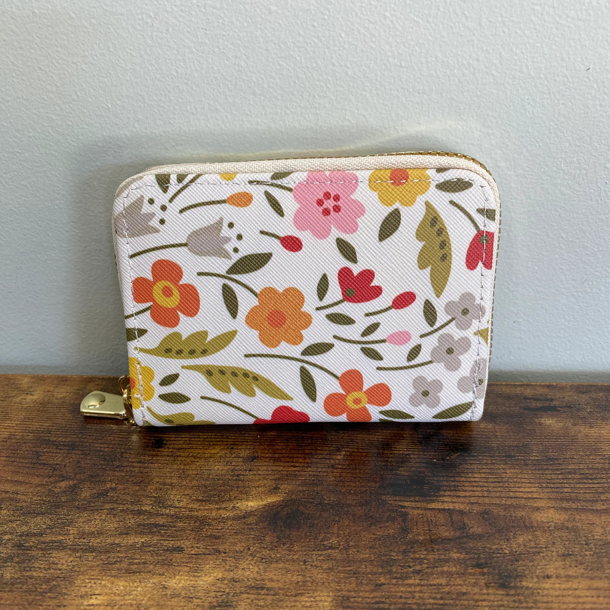 Card & Coin Wallet - Floral Print