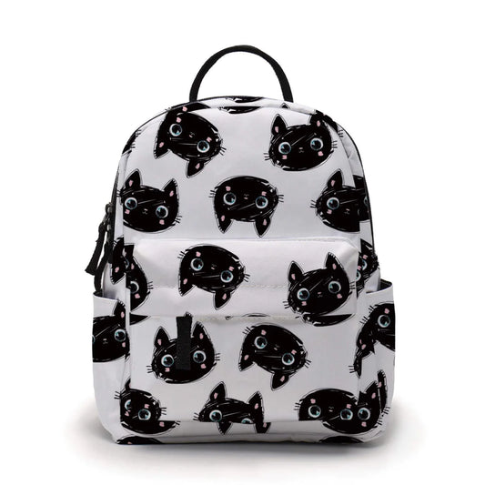 Mini Backpack - Black Cats