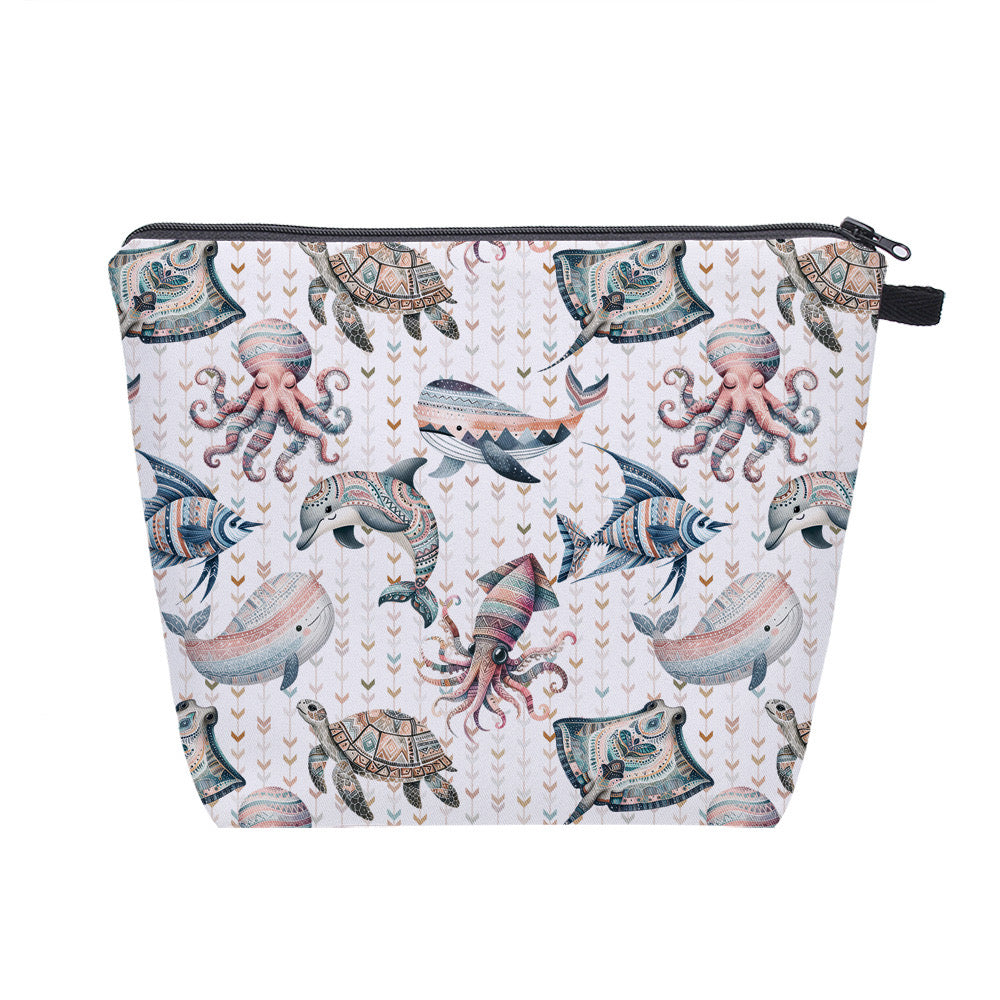 Pouch XL -  Under The Sea Mandala Animals