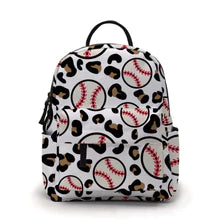 Mini Backpack - Baseball Animal Print