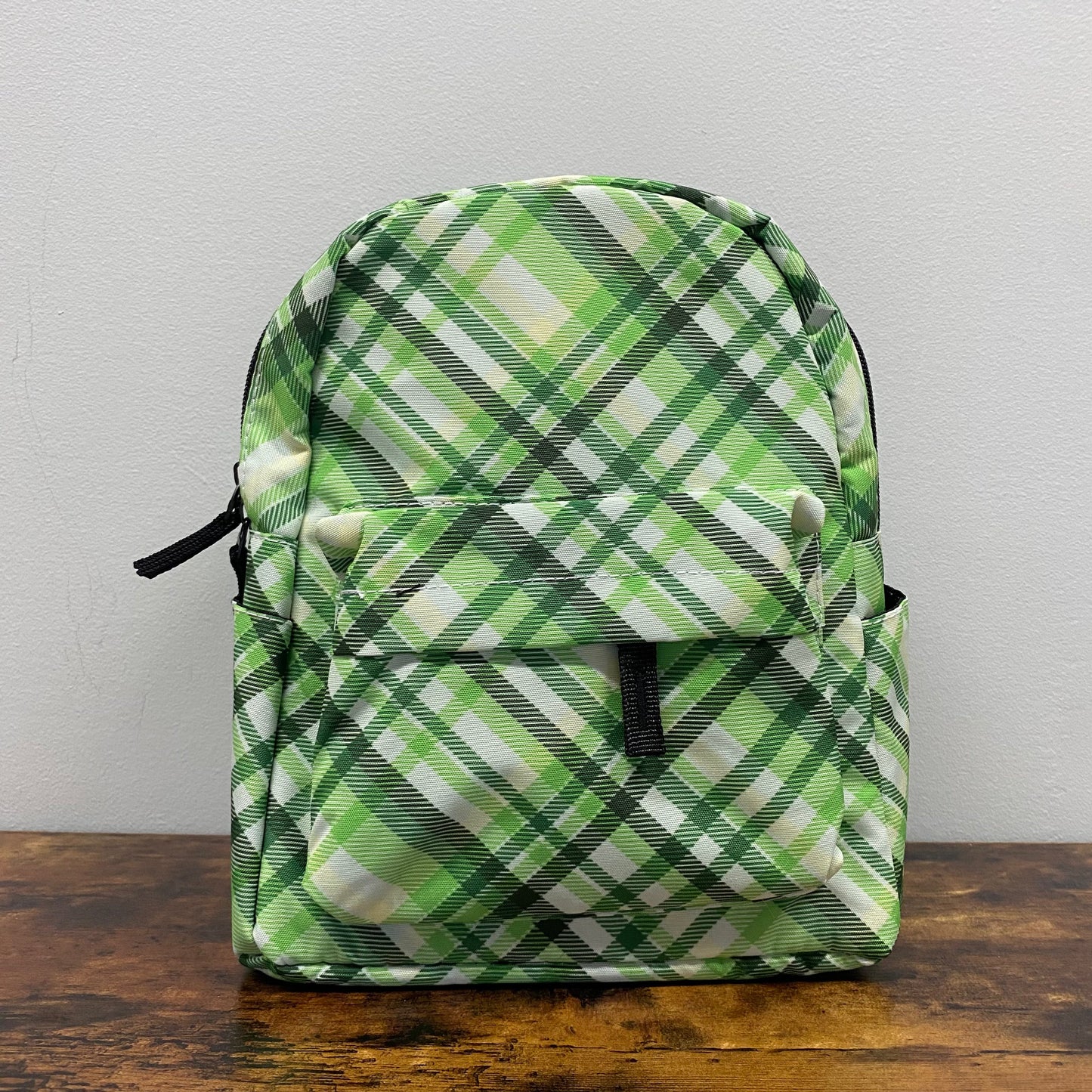 Mini Backpack - St. Patrick’s Day - Green Plaid