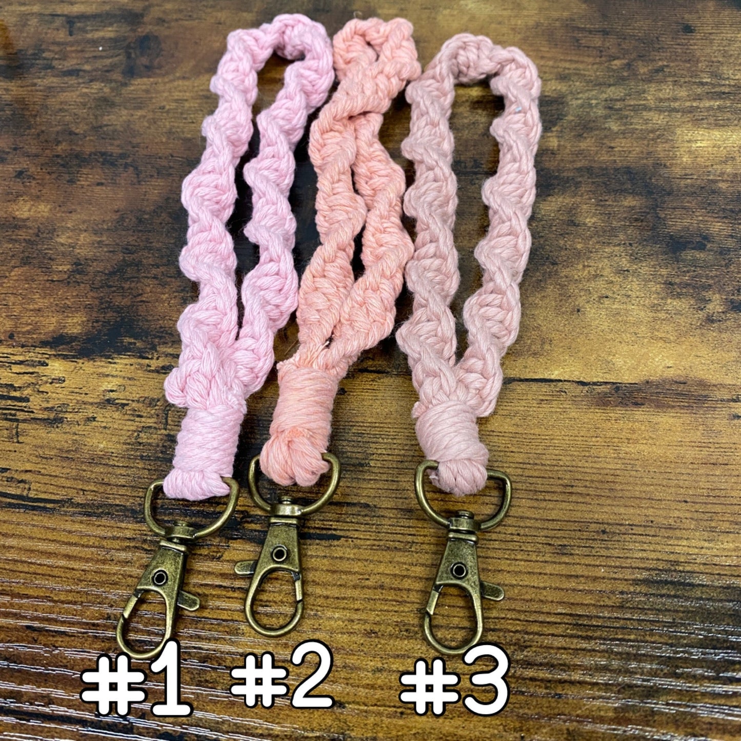 Keychain - Macrame Bracelet - Twisted Solid