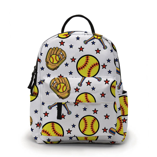 Mini Backpack - Softball