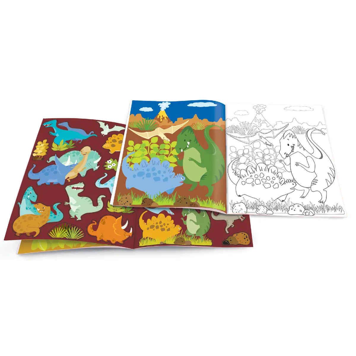 Dinosaur World Dry Erase Coloring Book