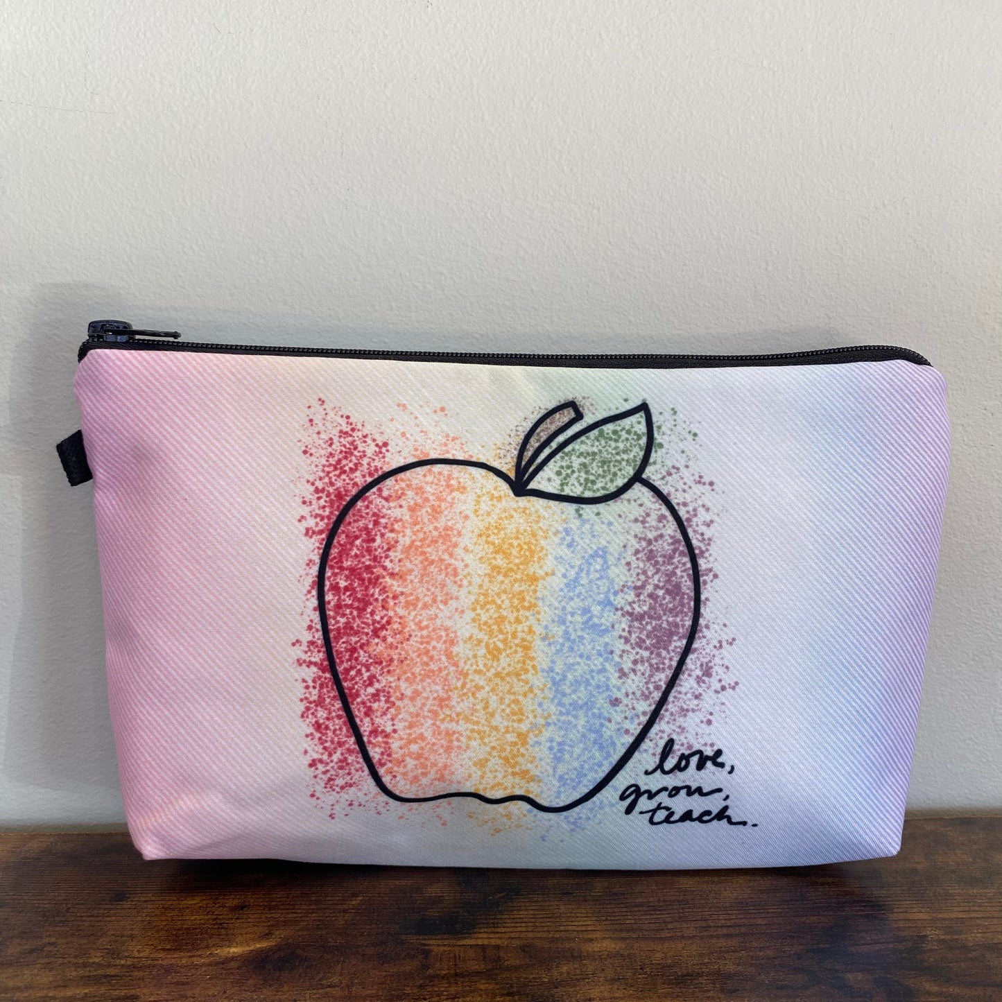 Pouch - Teacher, Love Grow Teach