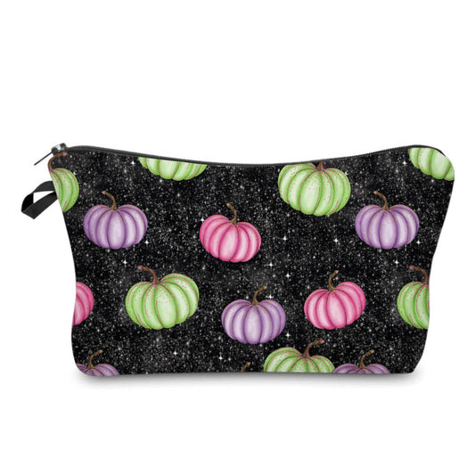 Pouch - Pumpkin Black Sparkle Background