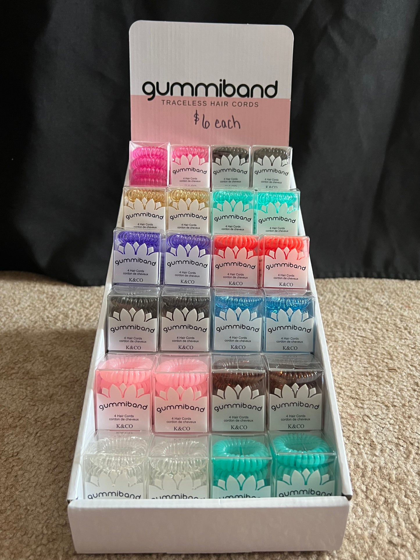 GummiBand Hair Cords - Set of 4